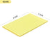 Early Buy 6 Pads Lined Sticky Notes 4x6, Self-Stick Notes in 6 Pastel Colors, 45 Sheets/Pad