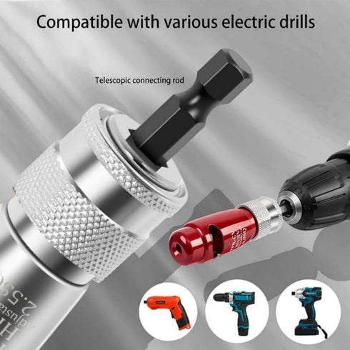 Wire Stripper for Drill, Electric Drill Wire Stripping Tool Attachment, Quick Cable Stripper and Twister Set