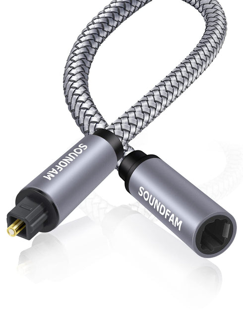 Optical Extension Cable 3Ft/1M, Toslink Optical Cable Male to Female Hi-Fi Sound