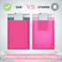 UCGOU Bubble Mailers 6x10 Inch Hot Pink, 25 Pack, Usable Size 6x9 Inch Poly Padded Envelopes for Jewelry, Makeup