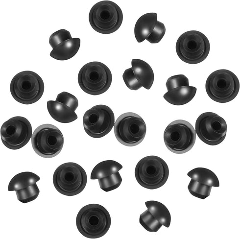 Mipcase 25pcs Jack Plug Oil Filler Plugs, Horizontal Rubber Oil Plugs for Hydraulic Jack