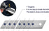 HIEMTE 20Pcs 25mm 60 25mm SK4 Tools Utility Knife Replacement Blades Snap off DegreeBlades for Utility Knife and Box