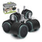 Slipstick CB680 50mm (2 Inch) Floor Protecting Rubber Office Chair Caster Wheels - Set of 5 Standard Stem Size