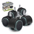 Slipstick CB680 50mm (2 Inch) Floor Protecting Rubber Office Chair Caster Wheels - Set of 5 Standard Stem Size