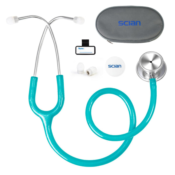 SCIAN Stethoscope Dual Head for Nurses,Doctors,Med Students, Classic Stainless Steel Stethoscope Home