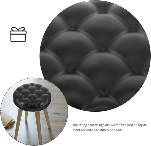 12.6 Inch Angoily Bar Stool Seat Replacement Round Padded Cushion Soft Pu Leather Chair Seating Accessory Comfortable