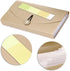 BTSKY Expanding File Folder, 13 Pockets Small Accordion Card and Ticket Holder, Khaki