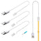 USB to COB LED Strip Light Solderless Connectors, 1.64 ft Plug-and-Play USB