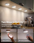 13 Dimmer Timer3 Pack GOODEA.fun Puck Lights with Remote, RGB Colors LED Under Cabinet Lights, Rechargeable Baterry