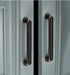 Aoleegatt Black Zinc Alloy Bedside Table Handle, Minimalist Cabinet Pulls for Furniture Hardware,