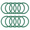 uxcell Fluorine Rubber O-Rings, Pack of 10, 45mm OD, 38mm ID, 3.5mm Width FKM Seal Gasket for Machinery Plumbing