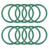 uxcell Fluorine Rubber O-Rings, Pack of 10, 45mm OD, 38mm ID, 3.5mm Width FKM Seal Gasket for Machinery Plumbing