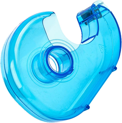 Small Portable Tape Dispenser, Transparent Refillable Hand Dispenser for Adhesive Tape Office Home (Random Color)