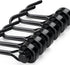 E BAVITE Black Swivel Swing, 30LBS Neodymium Rare Earth Magnetic Hooks, Pack of 6 for Kitchen, Refrigerator
