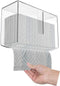 Cq acrylic Wall Mount Paper Towel Dispenser with Lid,Clear Folded Paper Towel Holder for