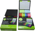 Cute Paper Boxed Self Sticky Notes Set, 2000 Pages Colorful Tape Flags, Arrow Flags, Memo Pads, 12 Colors with Holder