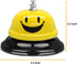 Call Bell Yellow Lovely Smile Face Desk Service Bell, Ding Bell for Restaurant, Hotel, Kitchen, Office