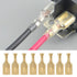 100 Pcs 7.8Mm Female Quick Disconnect, Brass Plug and Pull Type Connector, 8mm Female Spade Terminal