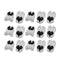 uxcell 15Pcs T5 Fluorescent Light Holder G5 Base Snap-in Tombstone Lamp Socket
