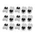 uxcell 15Pcs T5 Fluorescent Light Holder G5 Base Snap-in Tombstone Lamp Socket