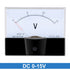 uxcell DC 0-15V Analog Panel Voltage Gauge Volt Meter 44C2 1.5% Error without Pulse