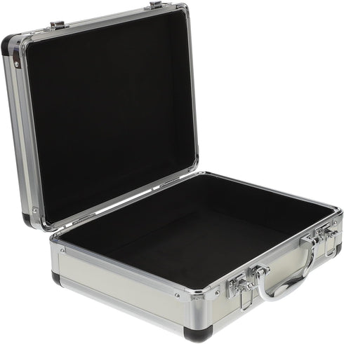 Kisangel Portable Aluminum Alloy Tool Storage Box with Password Lock, Mini 280x220x100mm