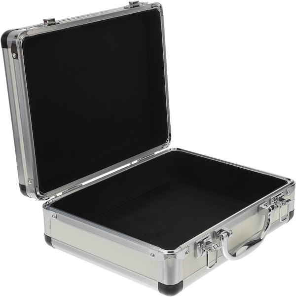 Kisangel Portable Aluminum Alloy Tool Storage Box with Password Lock, Mini 280x220x100mm