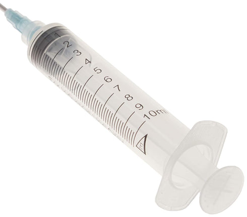 Duda Energy Syringepk010 Industrial Syringes with 15G x 1-1/2" Blunt Tip Fill Needle, 10 mL (Pack of 10)