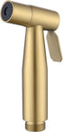 Brushed Gold Bidet Sprayer Head Only, Stainless Steel Brass Hand Bidet Sprayer