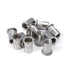 Woopais 1/4-20 3/4" 1/4-20 30-Set Stainless Steel Rivet Nuts and Bolts Button Head Socket Cap Screws Flat Washers