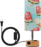 MOOCG Watermelon Ice Cream Touch Control Table Lamp with Fabric Shade, 3 Color