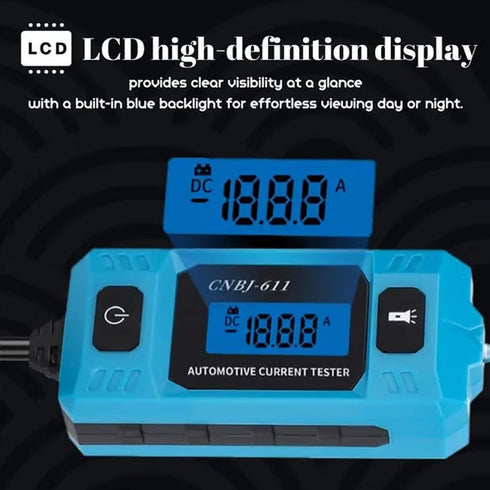 Generic Car Circuit Tester - Automotive Voltage Detector Tool, Vehicle Current Sensor with LED Display, Diagnostic
