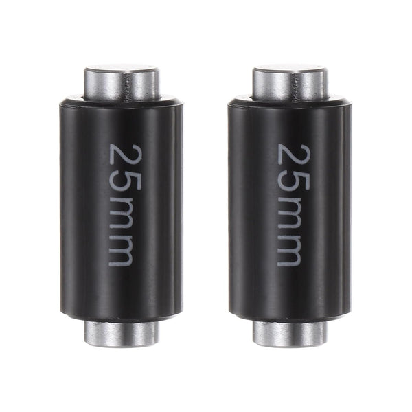 2pcs Standard Measuring Rod 25mm Outside Micrometer Calibration Block Bar Caliper Rod