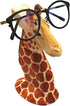 TANG SONG Creative Wood Hand Carved Eyeglass Holder Handmade Giraffe Stand for Office Desk Home Decor Gifts
