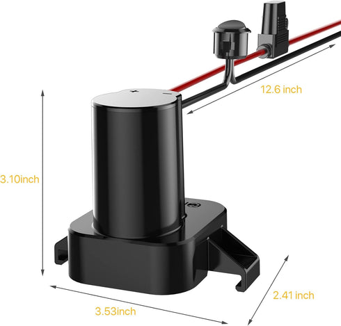 Power Wheel Adapter with Fuse & Switch, Secure Battery Adapter for Dewalt 18V XRP Lithium Battery