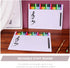 TEHAUX 4pcs Dry Erase Music Staff White Boards, 11 x 8 Inch Erasable Music Whiteboard for Kids Students Musicians