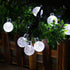 36ft 60 8 Toodour Solar String Lights Outdoor, LED Globe String Light with Mode, Waterproof Crystall Ball Lights Solar