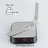 6 Inch 5 Inch, 4Pcs SAYAYO Heavy Duty Floating Shelf Brackets x Stainless Steel Wall Shelf Brackets & Supports Brushed