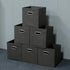 LOXGO 28.6x26.5x2.2cm File Organizer Box Storage Filing Folder Storage Filing for Desk with Lid with Hanging Folders