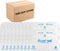 HOSPECO Discreet Seat Half-Fold Toilet Seat Covers, 14.25 X 16.5, White, 250/pack,