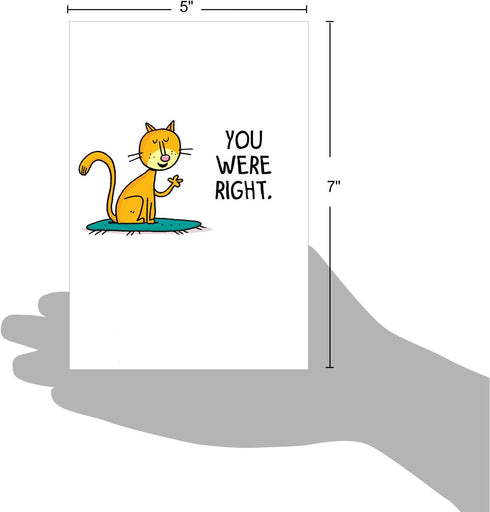 NobleWorks Funny Mother's Day Card with Envelope, Cartoon Greeting for Mom