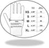 EnSure Low Derma Gray Black Powder Free Nitrile Exam Gloves, Extended Cuff (100, X-Large)