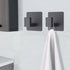 VAEHOLD Heavy Duty Adhesive Towel Hooks, Aluminum Wall Hooks for Kitchen, Bathroom, Coat, Hat, Towel, Robe, Clothes
