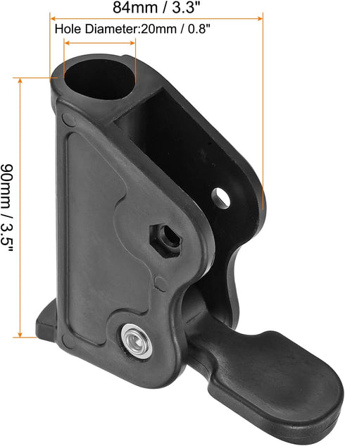2 Set Set PATIKIL Lounge Chair Seat Latch Hinge, Thickened Fixed Catch Lock and Release Recliners for Anti Gravity