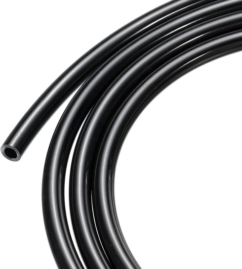 Pneumatic Tubing, Polyurethane Air Compressor Hose Pipe, 8mm OD 5mm ID, 16.4Ft, Black