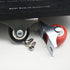 1 Inch Rigid No-Swivel Plate Casters Small Rubber Wheels for Furniture and Workbench 6 Packs (Free Screws)