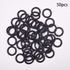 Othmro 50pcs Nitrile Rubber O-Rings, 22mm OD, 3.5mm Wire Dia, Metric Sealing Washers for Oil or Air Sealing, Black