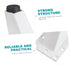 4pcs Uonlytech Cabinet Feet for Bathroom Furniture Support Height Sturdy Legs for Sofa Cabinet and Tv Stands Easy