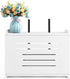 BEARUT Router Shelf Wall Mount WiFi Router Storage Box Modem Cable Cover Organized Power Strip Cable Management Hider