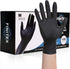FINITEX Black Nitrile Disposable Medical Exam Gloves, 100/1000 PCS Powder-Free Latex-Free Food Gloves